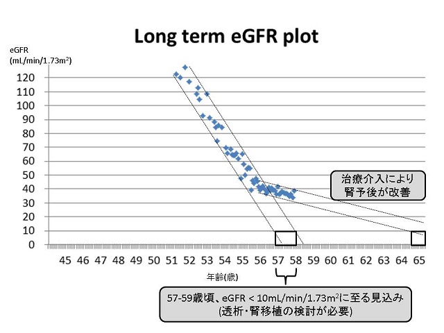 Long_term_eGFR_plotサンプル