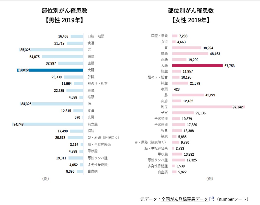 消化器外科の主な疾患画像